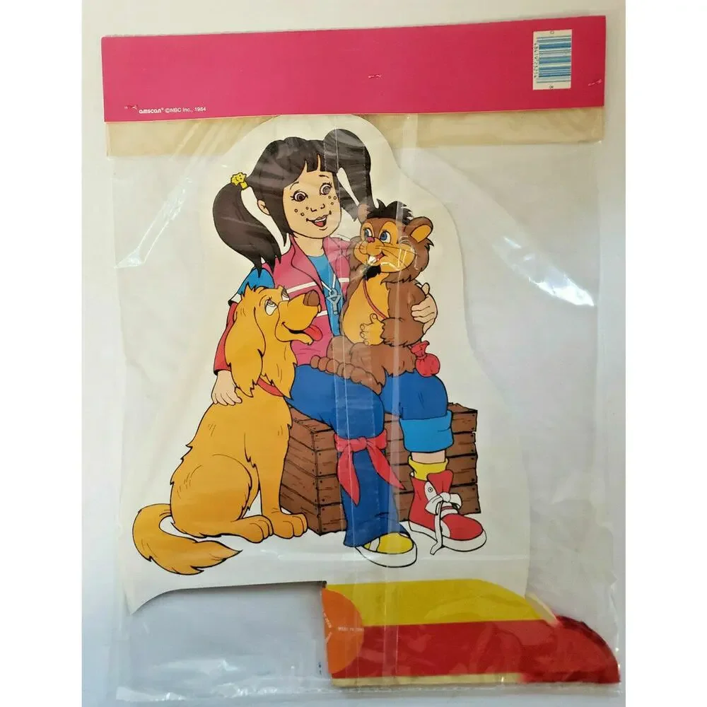 Punky Brewster Centerpiece Danish Amscan 1984 Rare Brand New Sealed Package U172